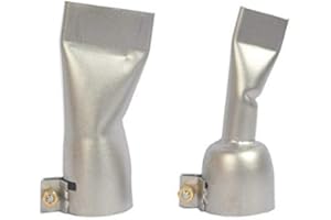 Seababyhouse 20mm+40mm Buse de Soudage Tubulaire à Bouche Large et Plate baguettes Remplacement pour le Pistolet Thermique de Soudeuse en Air Chaud en Plastique de PVC vinyle, d'acier inoxydable