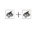 Produktbild Mtop 2PCS Fitbit Flex Replacement Clasp(Nicht Original) Ersatzverschluss Flex-Tracker-Armband Metall Clip