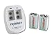 Produktbild Tenergy TN141 2 Bay 9V Smart Charger with 2 pcs Centura Low Self-discharge 9V NiMH Rechargeable Batteries by Tenergy