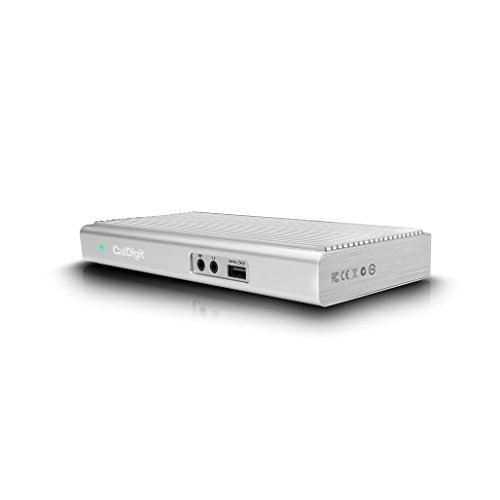 CalDigit USB-C Dock: Laden von Retina MacBook, MacBook Pro 2017, iMac Pro 2017, iMac 2017, MacBook 2017, Pixel oder XPS 13. Unterstützt Apple SuperDrive; USB Typ-C, HDMI, DisplayPort, Ethernet LAN, Audio/Mikrofon, Thunderbolt 3 kompatibel (incl. zertifiziertem 0.5 M-Kabel, EU-Netzstecker)