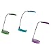 Price comparison product image MagiDeal 3 Pieces Portable Gooseneck Style 8-LED Solar/USB Desk Lamp Bedside Reading Light
