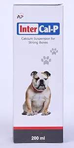 Inter Cal-P Calcium Suspension for Strong Bones 200 ML (Pack of 2)