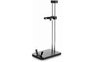 BALSAT | Support à jambon vertical en polyéthylène en fibre alimentaire, 320 x 200 x 25 mm, disponible en marron, rouge, noir et blanc (Noir)