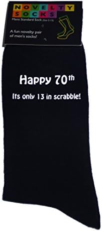 Happy its only in Scrabble Printed Mens Socks Birthday Gift