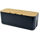 Sourcemall Cable Management Box Cord Organizer Box Hide and Hide Power Strips and Power Cords for TVs, Computers and Desks (B