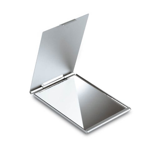 Schlanke Aluminium Kompakt Einzel Handtasche Spiegel - 2