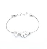 Bracciale mondo , bracciali in Argento 925 personalizzato