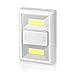 Produktbild Qewmsg COB LED Lampe mit EIN/AUS Schalter Wandleuchte Batteriebetriebenes kleines Nachtlicht Schranklampe Flur Küche Notlicht