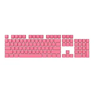 Corsair PBT Double-Shot PRO Keycap Mod Kit  Double-Shot PBT Keycaps  Rogue Pink  Standard Bottom Row  Textured Surface  1.5mm-Thick Walls  O-Ring Dampeners (CH-9911070-NA)