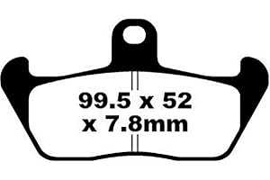 EBC BRAKES EBC Blackstuff Bremsbeläge (organisch) für Aprilia - Tuareg Rally | Tuareg Wind | , Cagiva - Tamanaco 125 | Mito 125 | Super City | Freccia 125 | W8 125 | W 12 | W16 600 | 750 Elefant | , Gilera - Nord-West 350 | , Moto Guzzi - Quota 1000