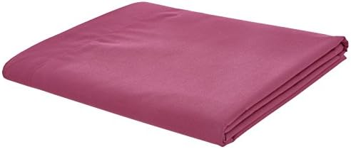 Catherine Lansfield Easy Iron Percale Single Flat Sheet Hot Pink