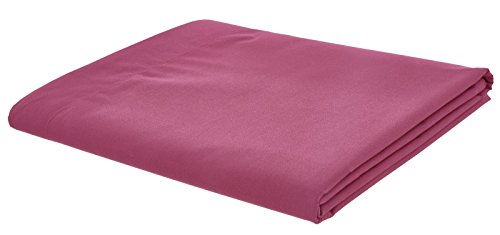 Catherine Lansfield Easy Iron Percale Single Flat Sheet Hot Pink