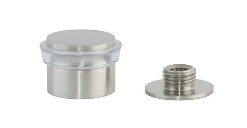 Evi Herrajes i-199/24-t Türstopper mit Gummifuß, matt (Edelstahl)-Transparent