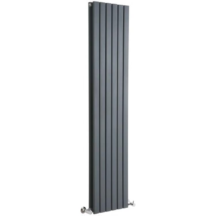 Milano Capri - Modern Anthracite Vertical Column Double Flat Panel Radiator  - 1600mm x 354mm : Amazon.co.uk: DIY u0026 Tools