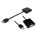 Produktbild CDL Micro HDMI zu VGA/SVGA & 3,5 mm Klinke Audio HDTV Konverter 1080p Adapter ~ DVD/Sky + An Monitor/Bildschirm