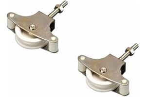 TRADE SHOP TRAESIO Trade Shop - SET 2 PULEGGE PULEGGIA PER FILO STENDIBIANCHERIA STENDINO PANNI CARRUCOLA -