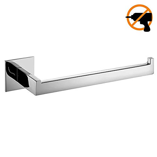 Preisvergleich Produktbild Lolypot Handtuchhalter Handtuchring Handtuchstange ohne bohren 304 Edelstahl Selbstklebend Spiegel Chrom Poliert Finish Bad Handtuchringe Badezimmerzubehör für Badezimmer