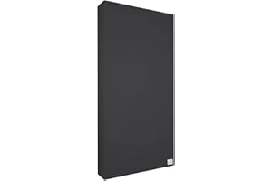 Addictive Sound Panneau Acoustique Mural Standard 100x50x6 cm - Absorbeur Acoustique Avec Tissu Acoustique 180 g/m2 - Panneaux Acoustiques - Plaque Acoustique - Decoration Murale - Graphite