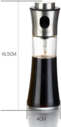 Glass Spray Bottle Spray Bottle Stainless Steel Spray Bottle Barbecue Seasoning Bottle Household (1 Assembly)