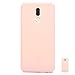 Produktbild HopMore Huawei Mate 10 Lite Hülle Silikon Weiche Silikon Hüllen Matt Design Bumper Ultra Slim Dünn TPU Handyhülle Süßigkeitsfarbe Tasche Schale Case Cover Pour Huawei Mate 10 Lite - Rosa
