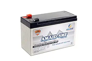 AMAID-SMF 12V 7Ah SMF UPS-Emergency Battery Use for Solar, Ups and Etc. 12 Month Warranty (Made in India).
