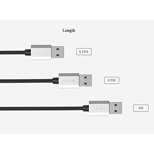 EUGO USB 3.0 Hub – 3-Port USB 3.0 Hub Externen USB Soundkarte mit Audio und Mic Stereo Audio Sound Adapter (3.5mm Jack) für iMac, MacBook Air, MacBook Pro, MacBook, Mac Mini, PCs und Laptops – 0.15m - 3
