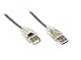 Produktbild Verlängerung USB 2.0 Stecker A an Buchse A, transparent, 0,6m, Good Connections®