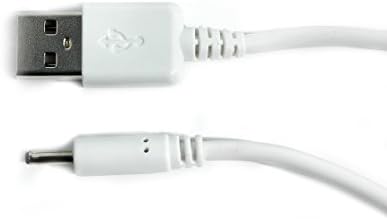 Kingfisher Technology - 90cm White USB Charger Charging Power Cable Lead Adaptor (22AWG) Compatible with Nalone Curve Massager