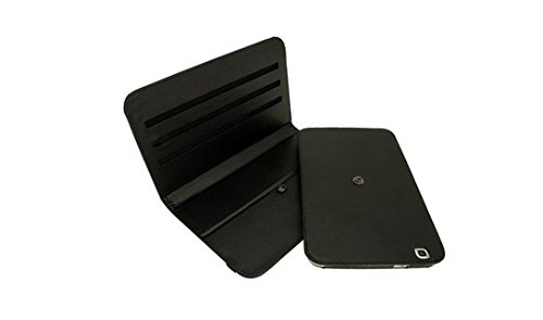 igadgitz 360° Drehbar Schwarz PU Ledertasche Hülle für Samsung Galaxy Tab 3 8.0″ SM-T310 Mit Multi-Winkel Betrachtungs-stand + Auto Sleep/Wake + Displayschutzfolie - 2
