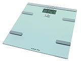 Memoria para 10 personas. Báscula capacidad 180 kg. Graduación 100 g. 4 sensores alta precisión.