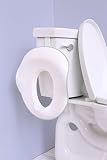 Ubbi einstellbare Toiletten-Trainer mit integrierten Griffen und inbegriffen Töpfchen Haken für einfache Lagerung, Navy Blau - 5