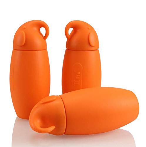 WANGLAOJIN Borraccia Sportiva per Bambini per Uso Esterno 380 ml Borraccia Sportiva per Elefante Creativa (3T)