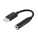 Produktbild WEIHAN Typ C auf 3,5 mm Kopfhörerkabel Adapter USB 3.1 Typ C USB-C Stecker auf 3,5 AUX Audio Buchse für Mobiltelefone Kopfhörer