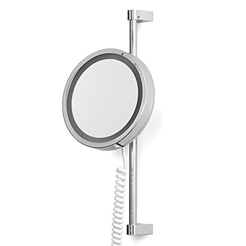 Badspiegel mit Beleuchtung „BATH-24“ 3W – 280lm IP44 Design Spiegel für Badezimmer, beleuchtet mit LED-Licht, modern, groß, Kosmetik-Spiegel Toiletten-Spiegel Bad Spiegel Wand-Spiegel mit Beleuchtung - 3