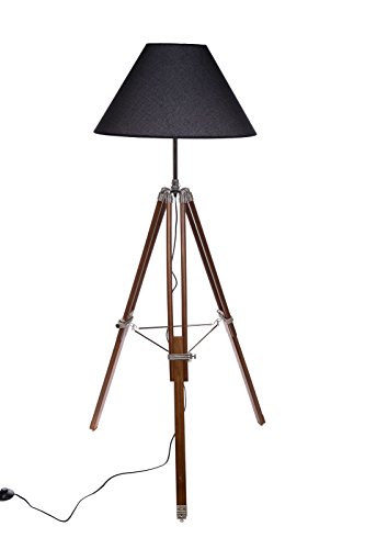 Riesige XXL Stativlampe Stehlampe im Dreibein Stativ Look Style, F 705