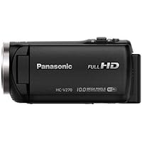 Panasonic HC-V270 Super Zoom Full HD Camcorder with Built-in WiFi with case