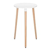 Der hohe Tisch ist perfekt für die Hausbar, einen Essbereich oder in der Küche geeignet