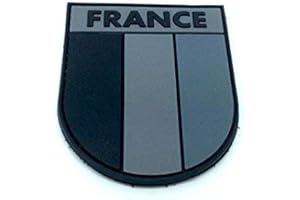 PATCH NATION France Subjugué Patch Drapeau Noir PVC Moral Patch