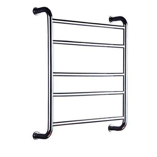 Preisvergleich Produktbild Mengen88 Edelstahl-Elektro-beheizter Handtuchaufrichter, Wandhandtuellheizung mit 6 beheizten Bars-650 * 550 * 124MM-60W