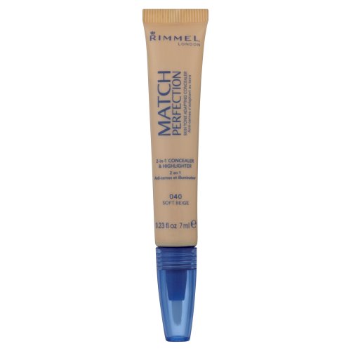 Rimmel Match Perfection Illuminating Concealer, Soft Beige