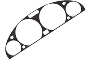 ‎LETRONIX LETRONIX Tachoblende ECHT Carbon Tacho Blende Cover geeignet für Fahrzeug Tacho 3er E46