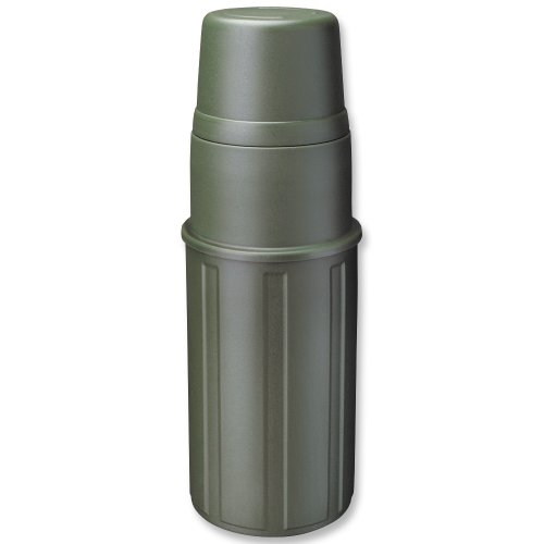 Isosteel VA-9810P Isolierflasche 1 L, olivgrün