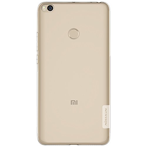 Nillkin Nature- Funda Xiaomi Mi Max 2  Carcasa trasera Mi Max 2 Protector Bumper Antideslizante de Gel TPU para Xiaomi Mi Max 2 Ultra Slim Cover Case - Transparente