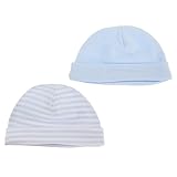 Baby Boys/Girls Striped Cotton Hat (Pack Of 2)