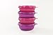 Produktbild TUPPERWARE Kühlschrank Hit-Parade Panorama (2) 300 ml dunkel lila + (2) rosa P 27215