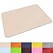 Produktbild Office Marshal® Bodenschutzmatte in Trendfarben | 120 x 150 cm für Hartböden | ohne schädliche Weichmacher und PVC | Größe und viele Farben zur Auswahl (Beige)