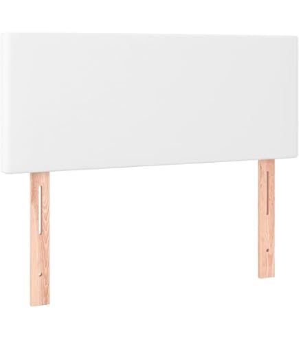 Testiera Letto Matrimoniale Imbottita In Legno Di Pino - Grigio, 138x3x81 Cm