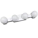 Mobestech Lumière cosmétique de miroir de LED aucune lumière de salle de bains d'ampoules de la ventouse 4 de Sharp pour la maison