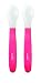 Nuvita silicone spoons (Pink)
