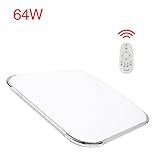 Voltaje: 85V-265V 50HZ, 64W Hengda® 64W lámpara de techo regulable con mando a distancia lámpara de techo salon lámpara de techo modernas lámpara de techo habitación niños cocina lámpara comedor lámpara